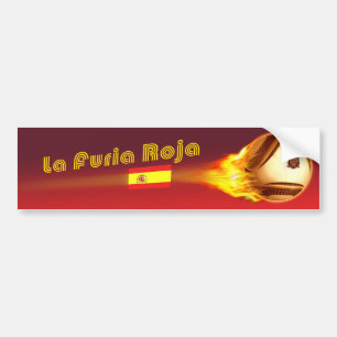 Adesivo Para Carro La Furia Roja 2 da espanha