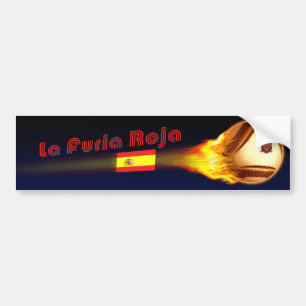 Adesivo Para Carro La Furia Roja da espanha