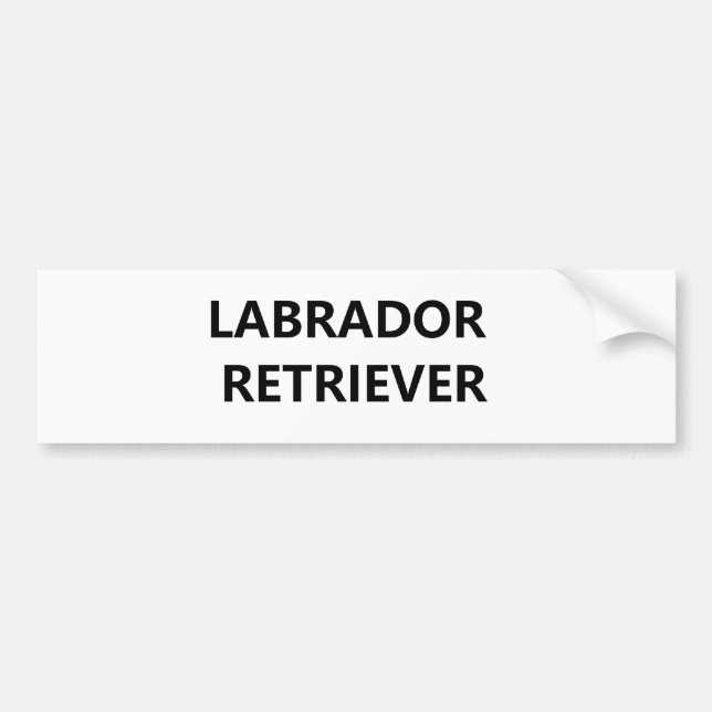 Adesivo Para Carro labrador (Frente)