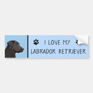 Adesivo Para Carro Labrador Retriever Black Pintura Original