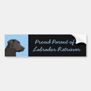Adesivo Para Carro Labrador Retriever Black Pintura Original