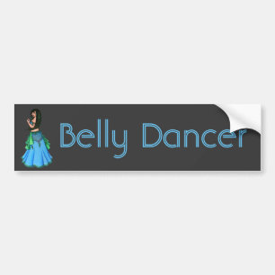 Adesivo Para Carro Lacy Belly Dancer Bumper Sticker