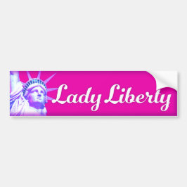 Adesivo Para Carro Lady Liberty Bright Mod Sticker