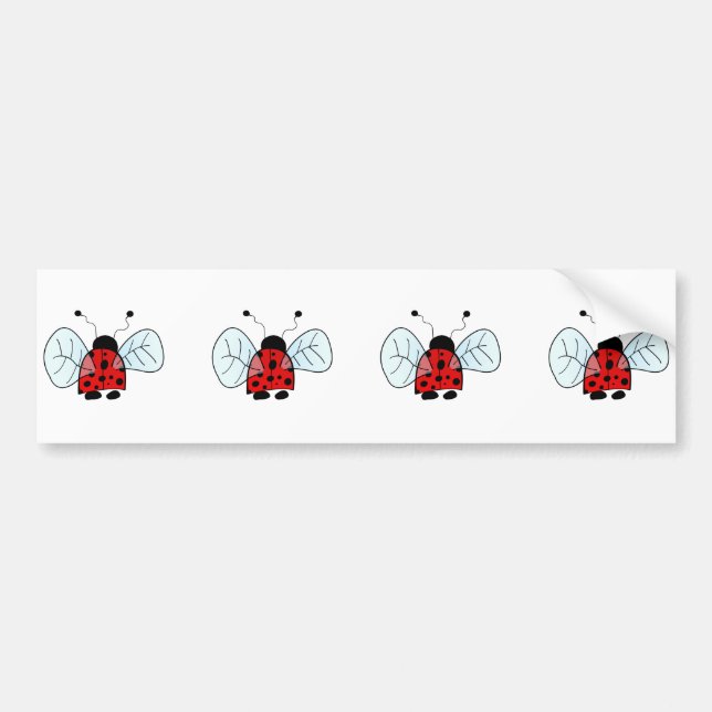 Adesivo Para Carro Ladybug (Frente)