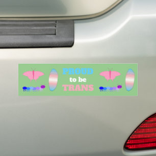 Adesivo Para Carro Lagarta do Orgulho Transgênero LGBTQIA para Borbol