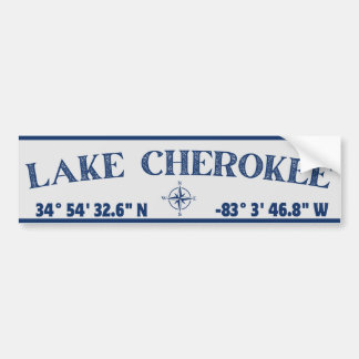Adesivo Para Carro Lago Cherokee Bumper Sticker