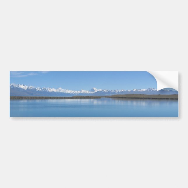 Adesivo Para Carro Lago Tekapo, Nova Zelândia (Frente)
