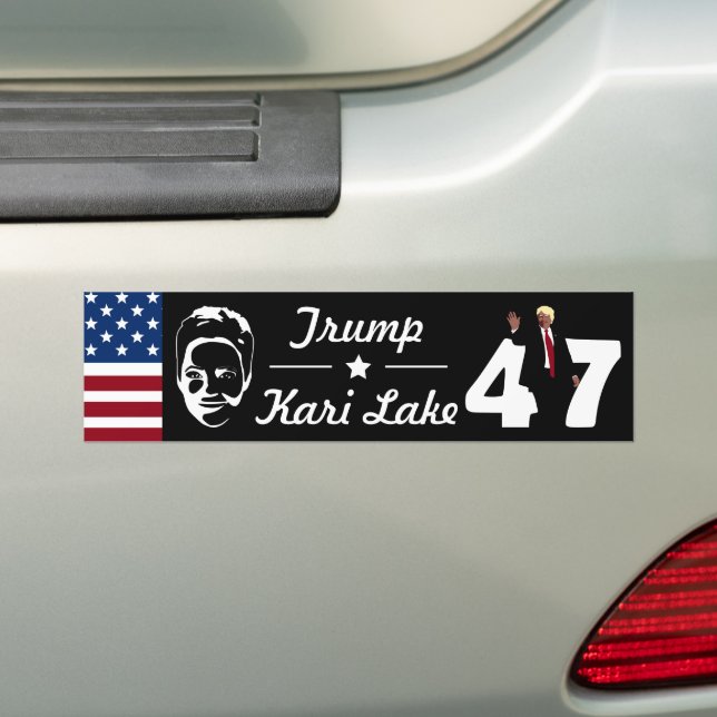 Adesivo Para Carro Lago Trump Kari 2024 (No carro)