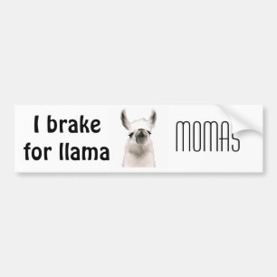 Adesivo Para Carro Lama de Moma