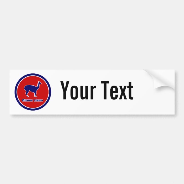Adesivo Para Carro Lama de Obama (Frente)