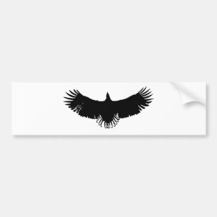Adesivo Para Carro Landing Eagle Silhouette