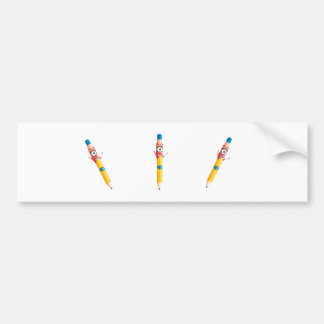 Adesivo Para Carro Lápis de Animação