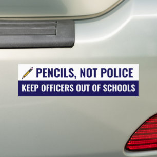 Adesivo Para Carro Lápis não policiais nem oficiais nas escolas