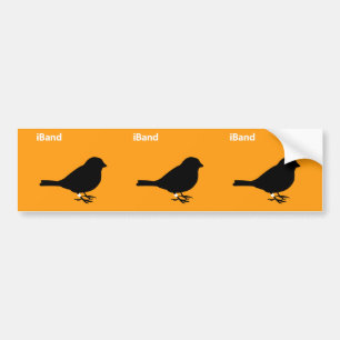 Adesivo Para Carro laranja do iBand