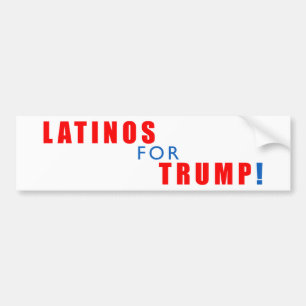 Adesivo Para Carro Latinos para Donald Trump