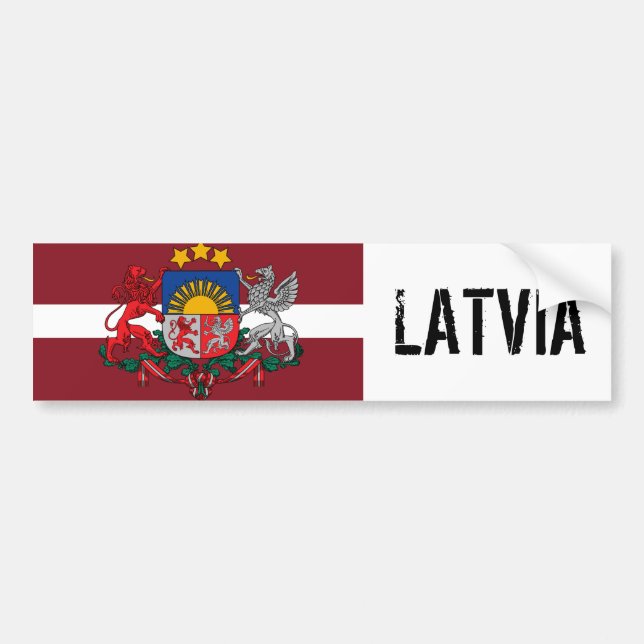 ADESIVO PARA CARRO LATVIA (Frente)