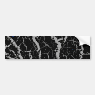 Adesivo Para Carro Lava de espaço rachada - Prata