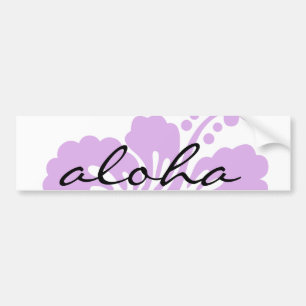 Adesivo Para Carro lavanda da flor do hibiscus aloha