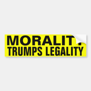 Adesivo Para Carro Legalidade dos trunfos da moralidade