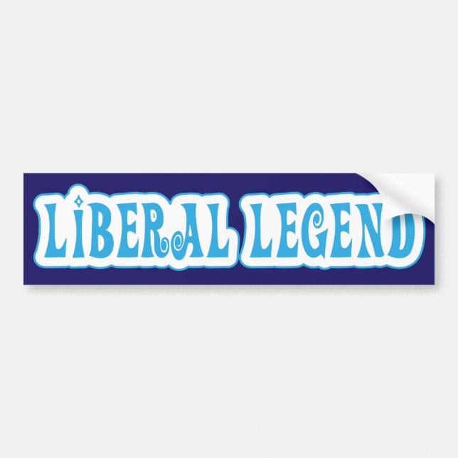 Adesivo Para Carro Legenda Liberal / Voto Azul (Frente)