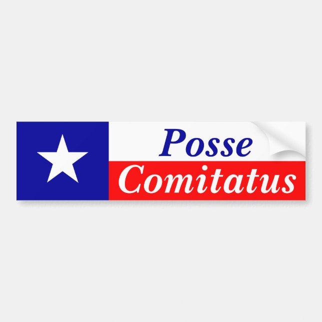 Adesivo Para Carro Legião Comitatus de Texas (Frente)