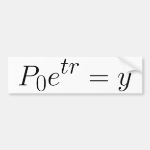 Adesivo Para Carro Lei exponencial