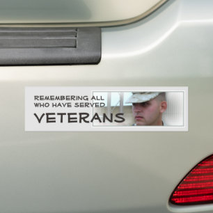 Adesivo Para Carro Lembrando Todos Os Que Serviram Vet Bumper Sticker