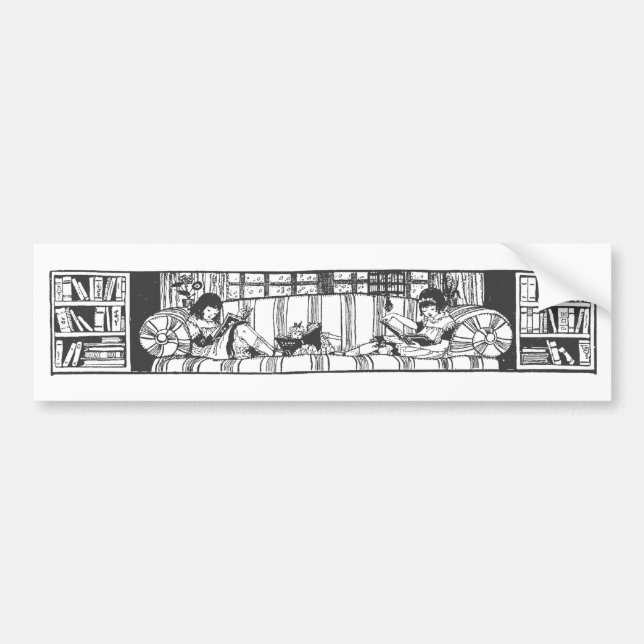 Adesivo Para Carro Lendo com Dolly (Frente)