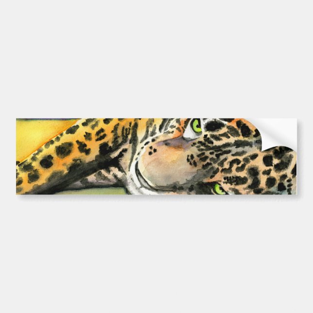 Adesivo Para Carro Leopardo solto (Frente)