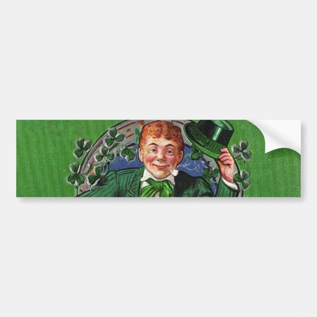Adesivo Para Carro Leprechaun Bumper Sticker (Frente)