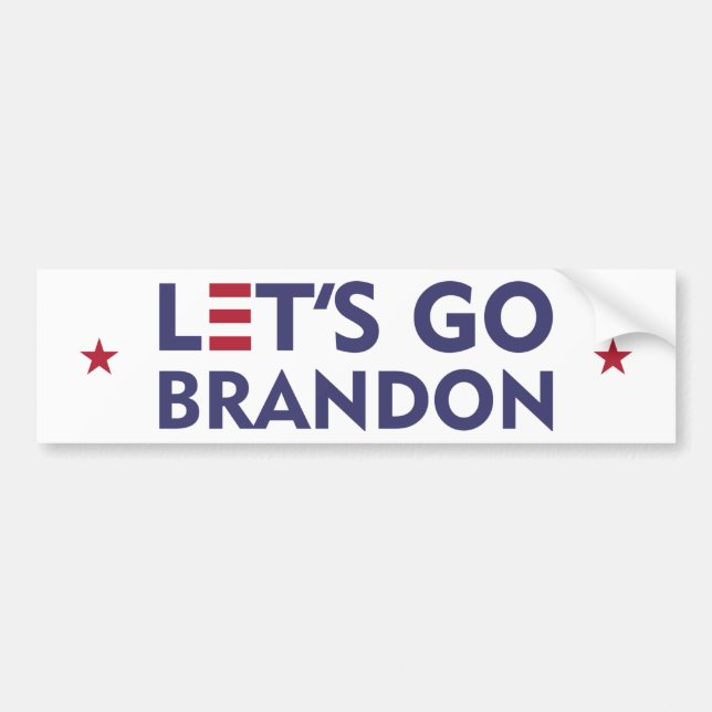 Adesivo Para Carro Let's Go Brandon Bumper Sticker (Frente)