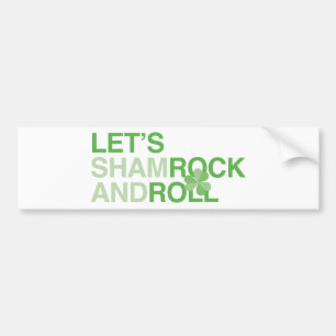 Adesivo Para Carro Let's Shamrock and Roll