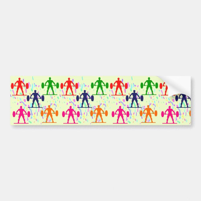 ADESIVO PARA CARRO LEVANTAMENTO DE PESO (Frente)