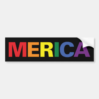 Adesivo Para Carro LGBT Merica