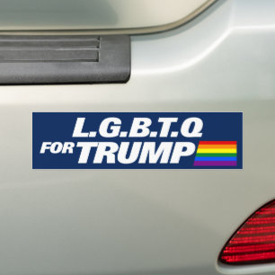 Adesivo Para Carro LGBTQ Para Trump 2024