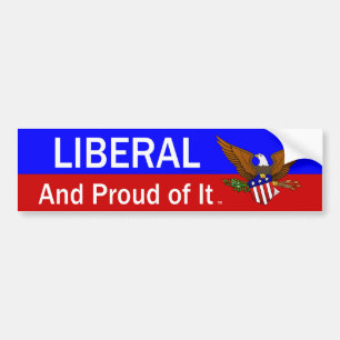 Adesivo Para Carro Liberal orgulhoso do T