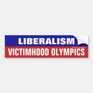 Adesivo Para Carro Liberalismo É Olimpíadas da Vitimização