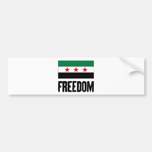 Adesivo Para Carro Liberdade - Syria (Frente)