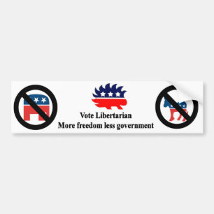 Adesivo Para Carro Libertário do voto