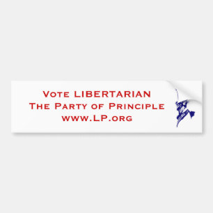 Adesivo Para Carro Libertário do voto
