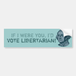 Adesivo Para Carro Libertário do voto! Autocolante no vidro traseiro