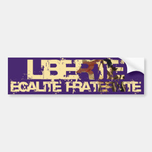 Adesivo Para Carro LIberte Egalite Fraternite! Revolução Francesa!