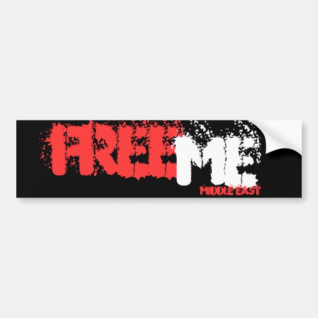 ADESIVO PARA CARRO LIBERTE-ME MÉDIO ORIENTE (Frente)