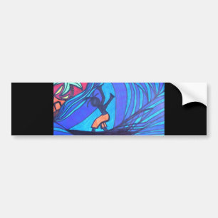 Adesivo Para Carro Lil' Surfer Dude