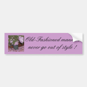 Adesivo Para Carro Lilacs antiquados,     maneiras antiquados…