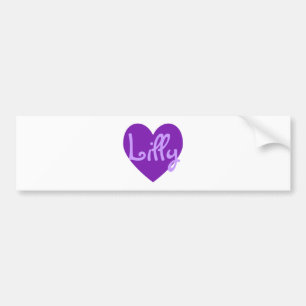 Adesivo Para Carro Lilly no roxo