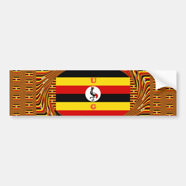 Adesivo Para Carro Linda e maravilhosa Hakuna Matata Lovely Uganda Co (Frente)