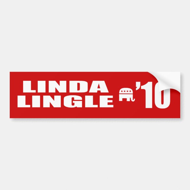 ADESIVO PARA CARRO LINDA LINGLE PARA O SENADO (Frente)
