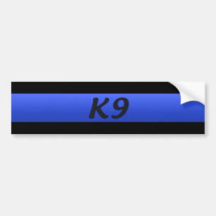 Adesivo Para Carro Linha Azul Fino & K9