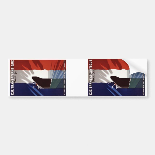 Adesivo Para Carro Linha francesa (Frente)